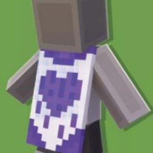  Minecraft - Purple Heart Cape - Özel Anahtar JavaBedrock